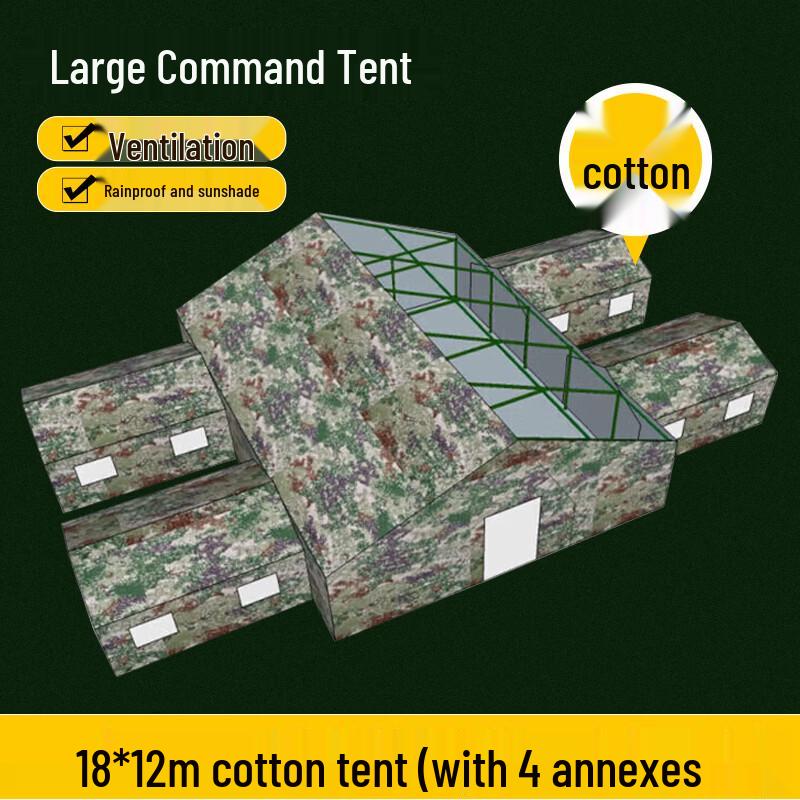 Delianthai Outdoor Camouflage Command Tent & Accessories