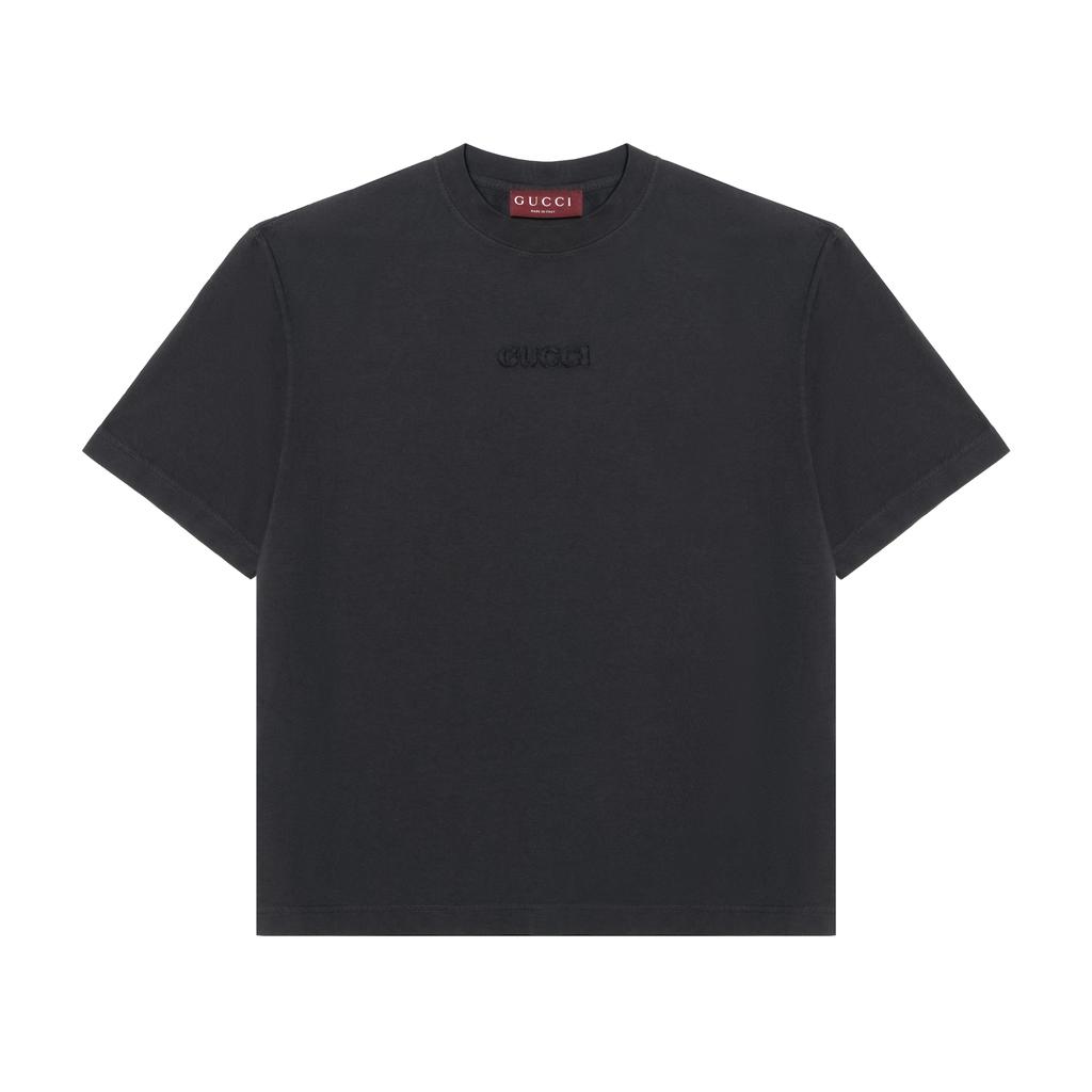 Gucci Вышитая футболка из джерси 798115-XJG54-1168