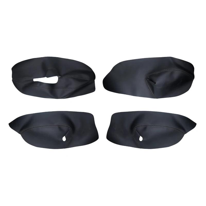 ТОЛЬКО 4-дверный мягкий кожаный дверной подлокотник для VW Golf 4 MK4 Bora Jetta 1999-2005, автомобильный дверной подлокотник, панель кожного покрытия, отделка