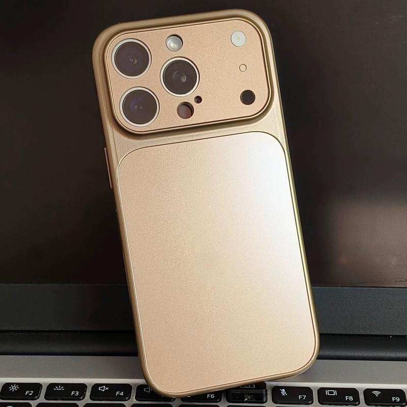 Оригинальный матовый нано-чехол с большим вырезом для камеры для iPhone 17 Air 16 15 14 13 Pro Max 17Promax Ударопрочный жесткий бронированный премиальный чехол для телефона