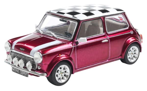 SOLIDO Mini Cooper Sport 1997 Finished Model S4316604 1/43 (Purple)
