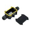 Boîte de jonction étanche IP68 2 voies pour éclairage extérieur, étoupe câble 4–11 mm, PC/PA9, 24A 450V