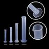 4pcs/set 50ml 100ml 250ml 1000ml Clear Plastic Measuring Cylinders Graduated Cylinders Test Tubes Lab Tools