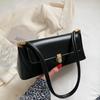 Female Women's Bags Shopper Bag Fashion Bag Small Square Bag Solid Color Business Lady Bag Underarm Bag