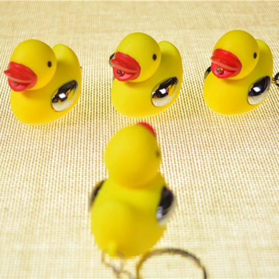 Электрошокер Утка брелок новинка розыгрыш гаджет игрушка маленький электрический сенсорный брелок для любителей шуток веселый трюк подарок