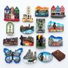 Belgium 3D Refrigerator Magnet Tourist Travel Souvenirs Handmade Resin Craft Fridge Magnetic Stickers Home Kitchen Decoration Collection