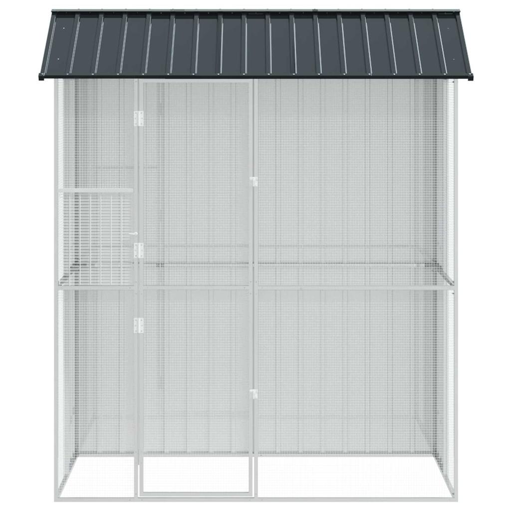 Bird Cage Anthracite 215 x 110 x 247 cm Galvanized Steel