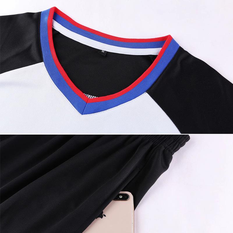 Унисекс баскетбольная судейская форма: Топ с короткими рукавами и длинные брюки, дышащая спортивная одежда