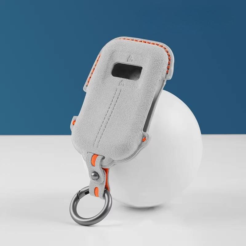 Замшевый Чехол-Ключница для Bluetooth-Ключа Автомобиля Zeekr 9X, Защитный Чехол-Оболочка, Брелок-Держатель, Аксессуары