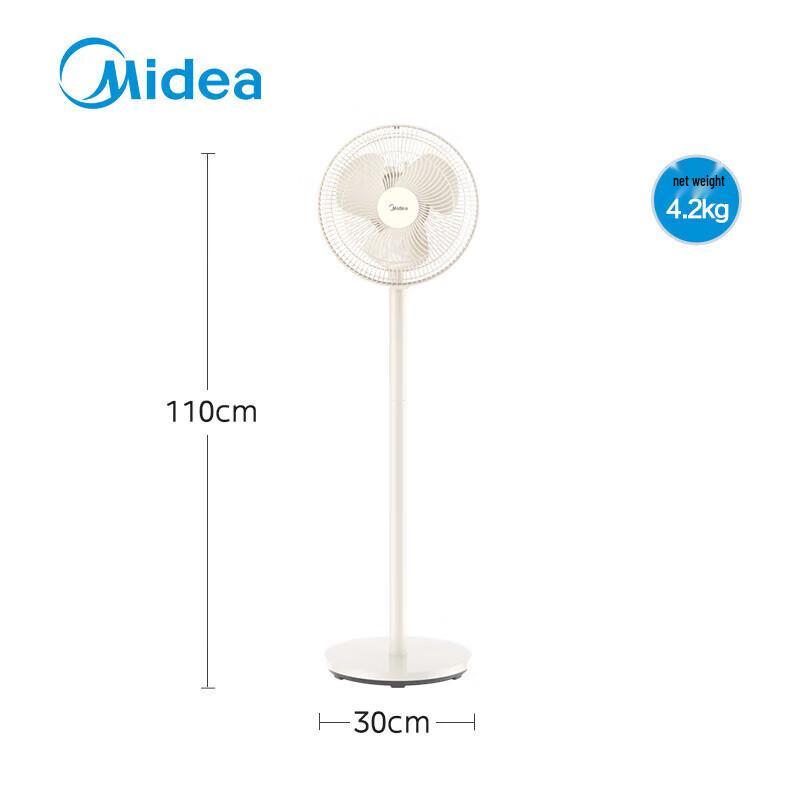 Midea Энергосберегающий напольный вентилятор с 5 лопастями, штекер CN (адаптер в комплекте)