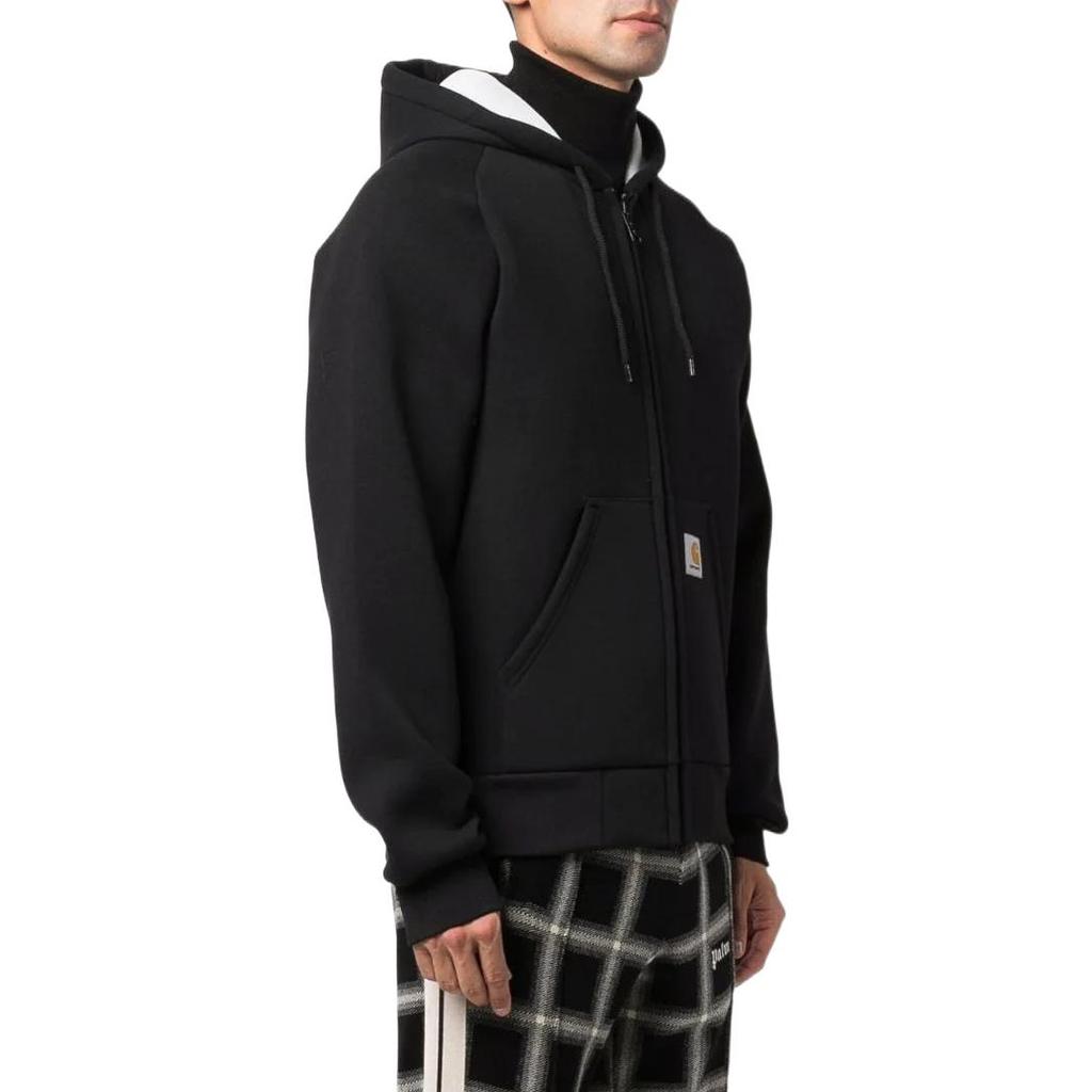 Carhartt WIP SS22 Solid Color Zip Hoodie Men hoodies Black I018044030GLXX
