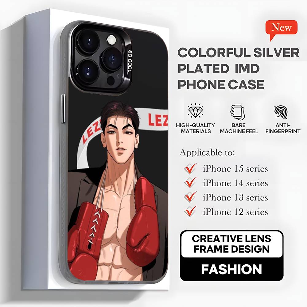 Чехол для телефона Joo J-Jaekyungs Jinx Для iPhone17,16,15,14,13,12,11,Mini,Pro,MAX,plus,Черный Матовый Ударопрочный Чехол