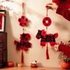 Year of The Horse Pendant 2026 Red Tassel Hanging Ornament New Year Wall Decoration Lunar Festival Door Decor