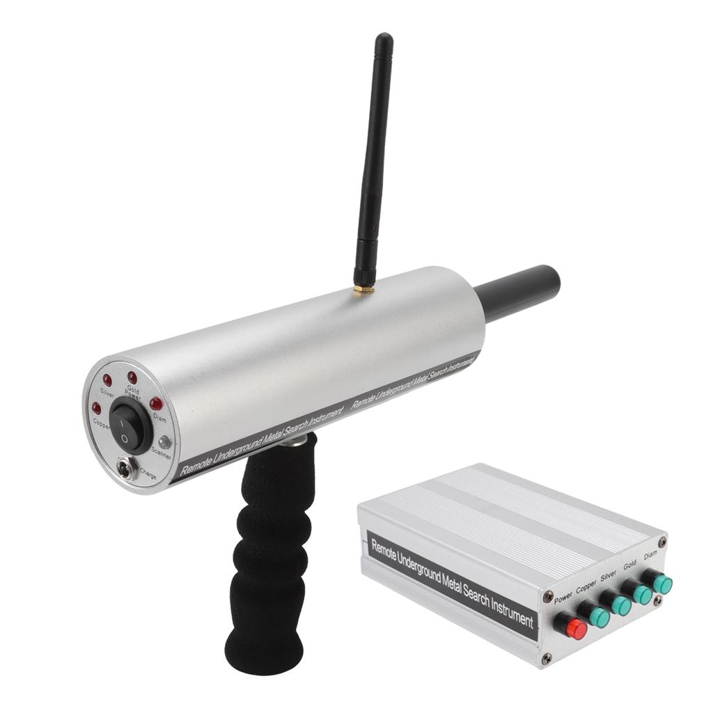 Подземный металлоискатель алюминиевый глубина 15 м серебро 1 антенна 1000 м дальность металлоискатель для