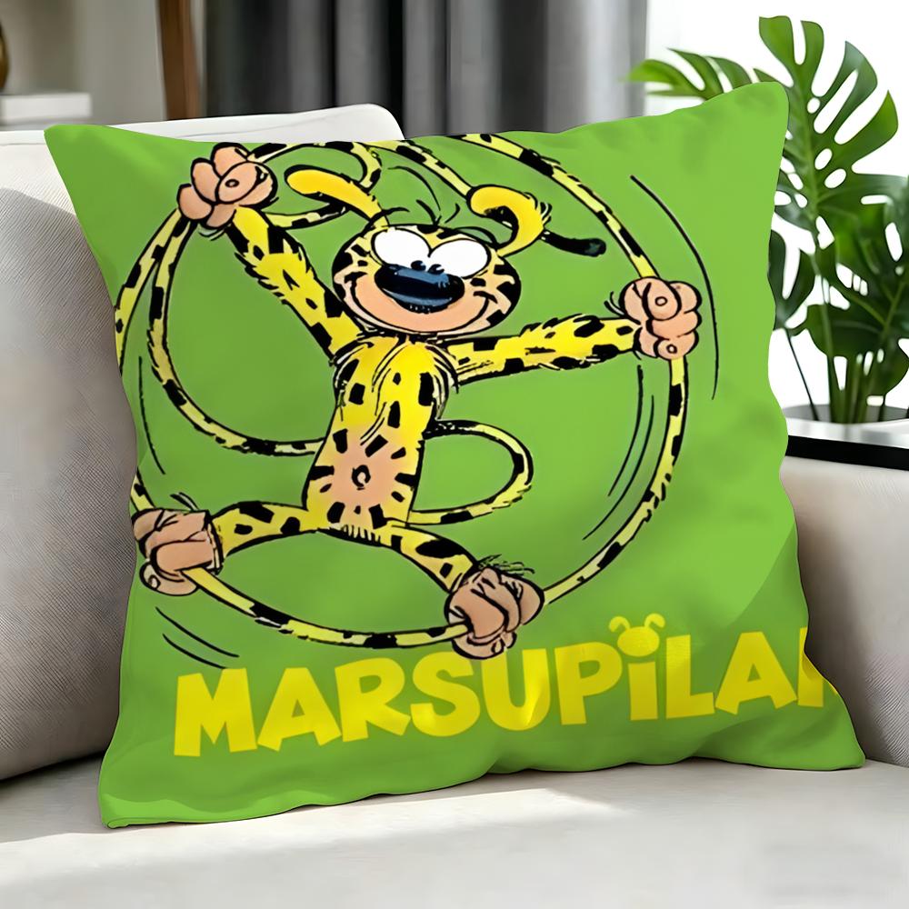 Cartoon Marsupilami Cushion Cover Cushion Cover Set 4Pcs 50X50 45X45 40X40 Pillowcase Decorative Sofa Home Decor