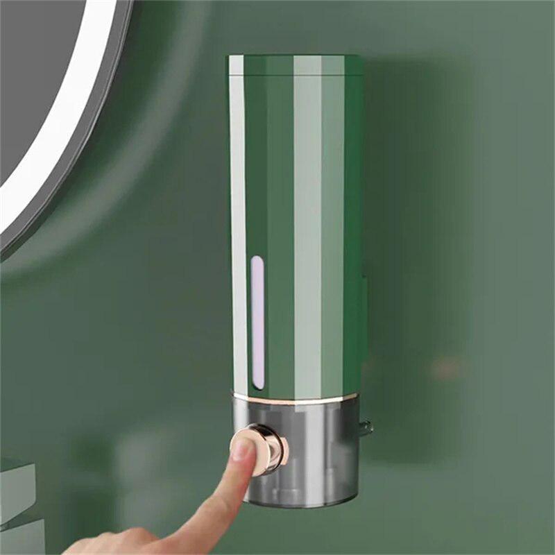 1PC 450ML Wall Mounted Press Soap Dispenser Bathroom Sanitizer Shampoo Shower Gel Container Bottle Liquid Soap Dispensers