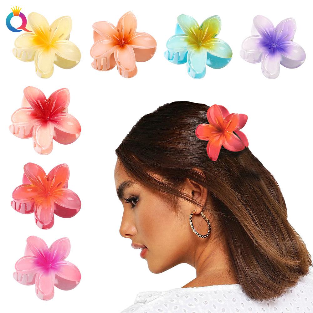Fashion Bauhinia Egg Flower Hair Clip Back Head Bun Grab Clip Shark Hair Clip Accessories