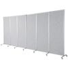 Rolling Privacy Room Divider with Lockable Wheels Office Dividers Partition with Felt Board for Home Dorm Decor