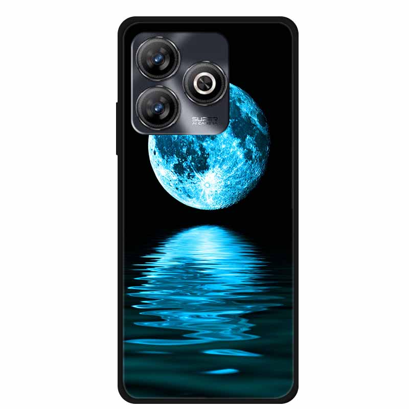 Чехол для ZTE Blade A75 A75 4G Милый Мягкий Силиконовый ТПУ Расписной Кот Чехлы для Телефона для ZTE BladeA75 4G A 75 Задняя Крышка Оболочка Новая Сумка
