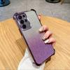 Подходит для Samsung S26Edge чехол для мобильного телефона с блестками Note20 гальваническое покрытие четыре угла защита от падения S20 защитная пленка для камеры S23/S24