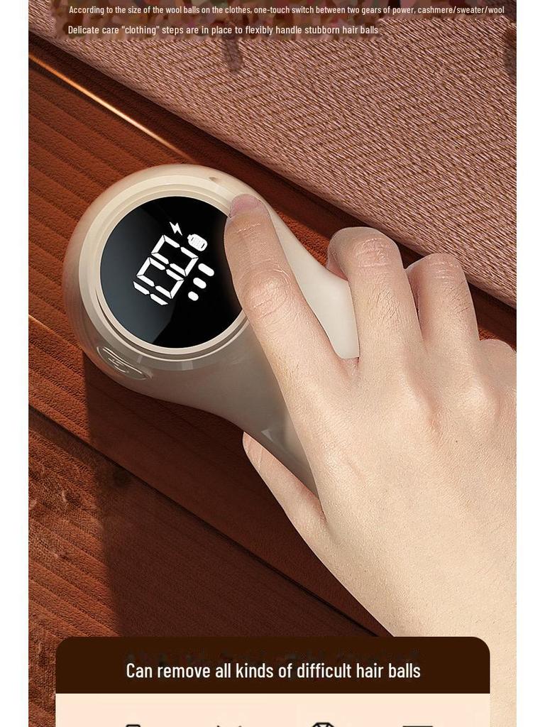 Перезаряжаемый 2-в-1 эпилятор и триммер с цифровым дисплеем для домашнего использования