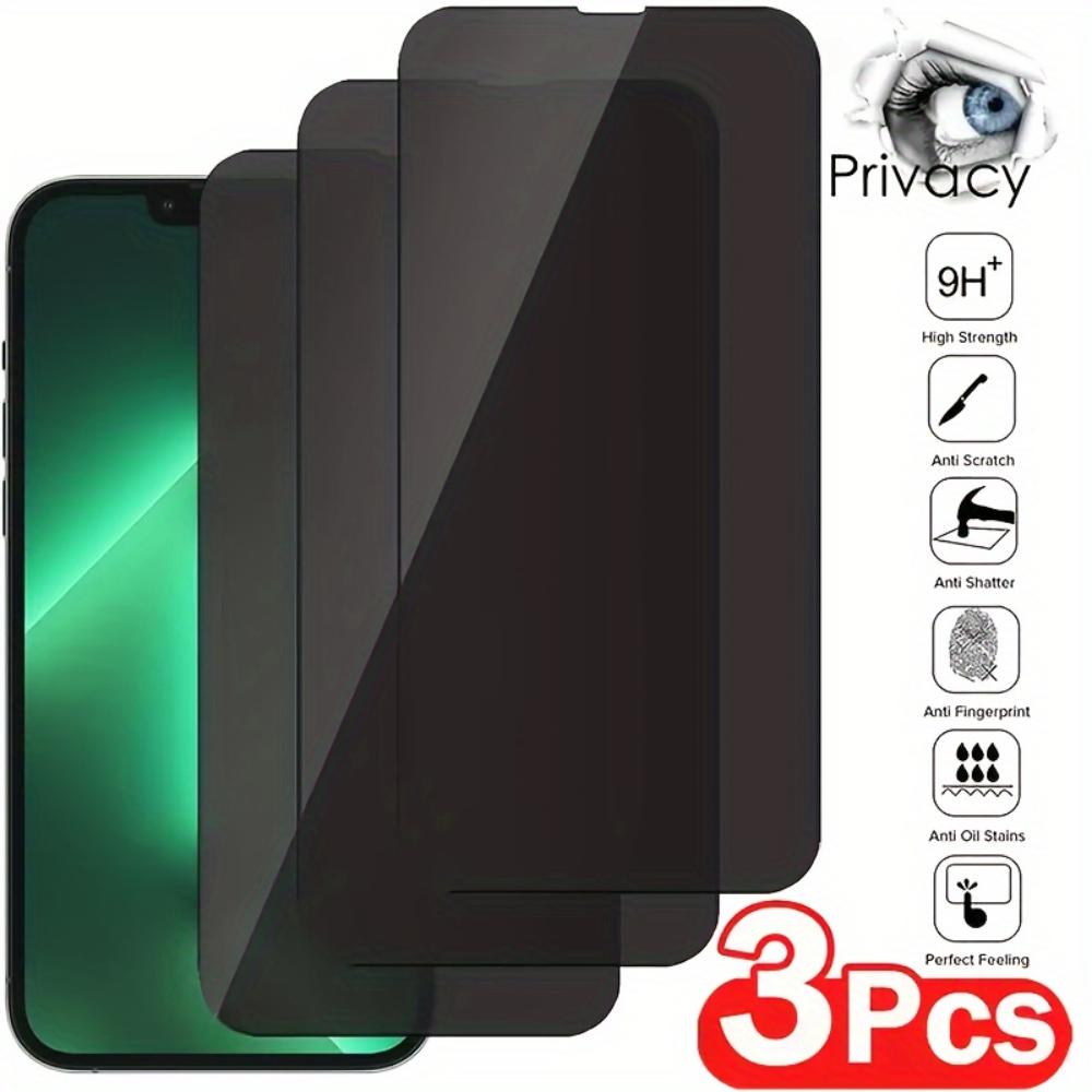 3Pcs Anti-Spy Privacy Tempered Glass For Vivo Y18 Y03 Y04 Y36 Y17S Y11 Y16 Y02S Y19S Y02 Y35 Y27S V27E V29E Y31 Y1S Y19 Y21S Y33S Y95 Y91i Y91C Y93