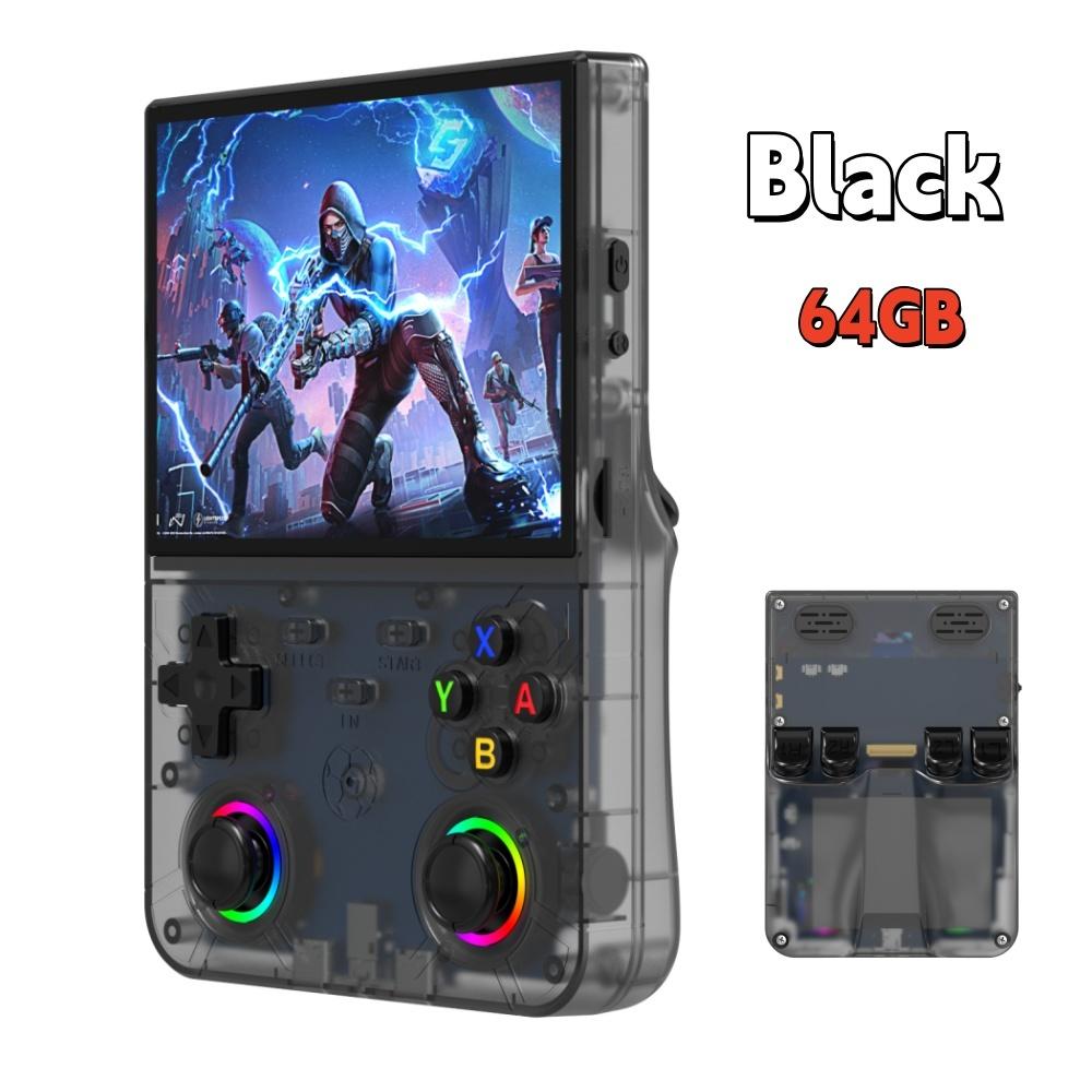 Новая карманная ретро-игровая консоль R36 Ultra X с IPS-экраном, 128 ГБ предустановленных игр, портативный карманный плеер с системой Linux