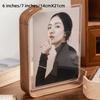 Деревянная фоторамка 'Memory Keepsake' 6 дюймов, Акриловый материал, Настольная, Двусторонняя рамка, Декор для рабочего стола 'Пришелец', Подарок