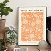 Уильям Моррис Музей Художественная выставка Художественный постер Аниме-постеры Липкая винтажная комната Домашний бар Кафе Декор Кавайный декор комнаты