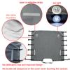 1Set Universal Caravan Front Towing Cover Protector + 2 LED Light Guard Shield Grey RV Parts & Accessories
