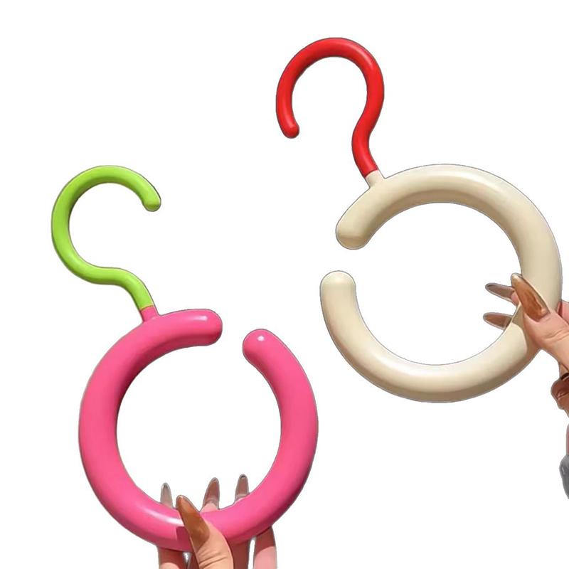 Дофаминовый крючок Многофункциональный вращающийся неперфорированный шарф шляпа сумка вешалка круглая шарф Выставочная витрина