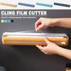 Держатель пластикового пакета, 1 шт., Диспенсер для резки пластиковой пищевой пленки, Магнитная коробка для резки, Магнитный диспенсер многоразового использования для пластиковой упаковки