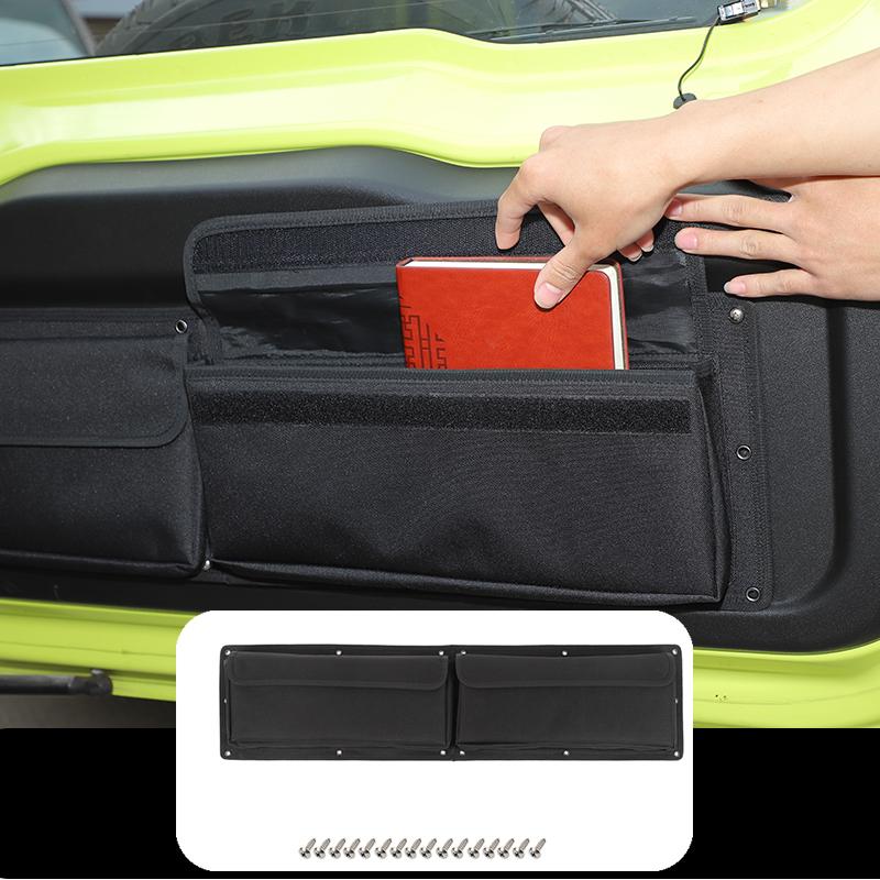 Подвесная сумка для хранения на задней двери автомобиля, органайзер, держатель для сумки, подходит для Suzuki Jimny 2012-2017, 2019 Up