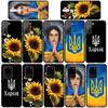 For Samsung Galaxy S24 S23 iPhone 16 15 14 Xiaomi Redmi Note 13 12 11 10 Plus 9 Pro Max X XR Phone Case Ukraine Flag Ukrainian Girl OPPO Huawei Cover