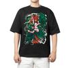 2026 New One Piece Zoro Chibi The Swordman Printed Short Sleeve Tshirt Mens and Womens Tshirt Mens Tops Sports Tshirt
