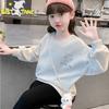 Girls Stylish Casual Sweatshirt Spring Autumn Fashionable Pullover Top For Kids
