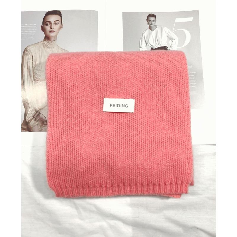 Wool Knitted Scarf Men's and Women's Small Scarf Student Couple Warm Shawl Thickened To Keep Warm