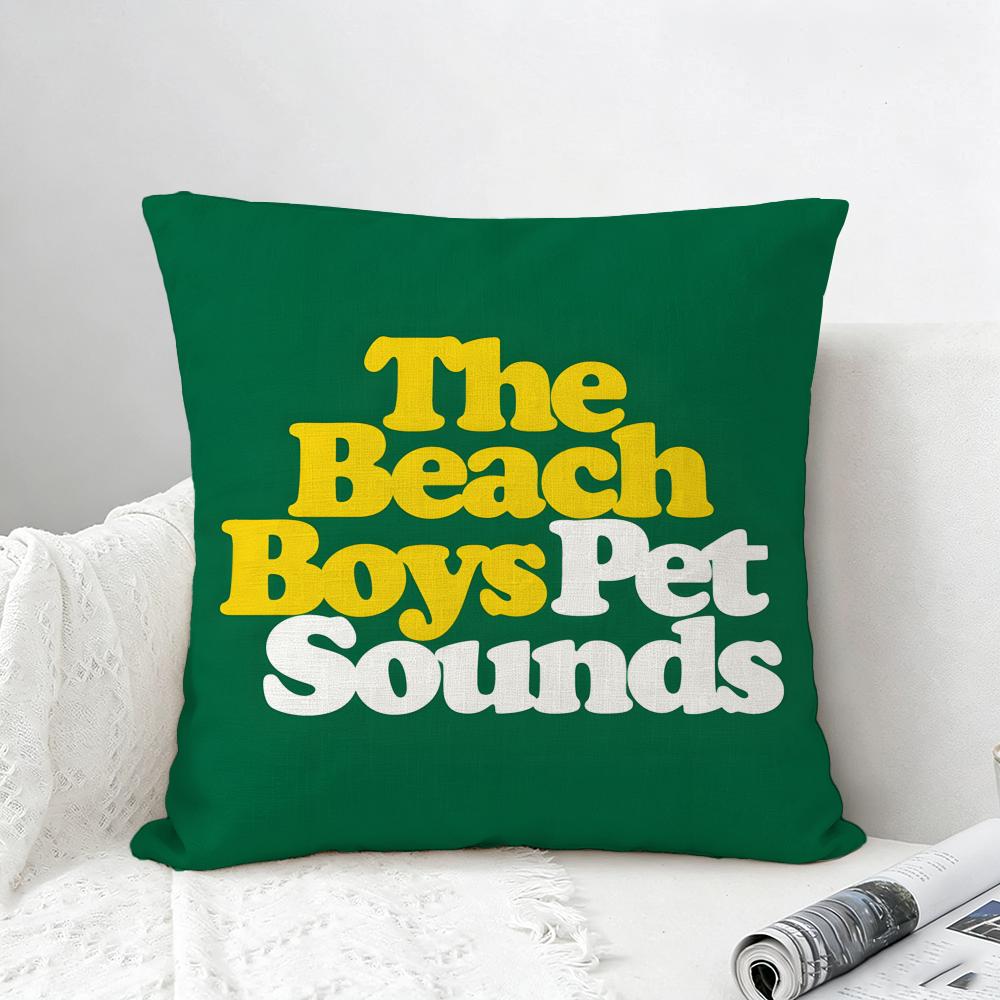 Album Pet Sounds Cushion Cover Natural Linen Pillowcase Set AllinOne Decor for Sofa Bedroom Chair