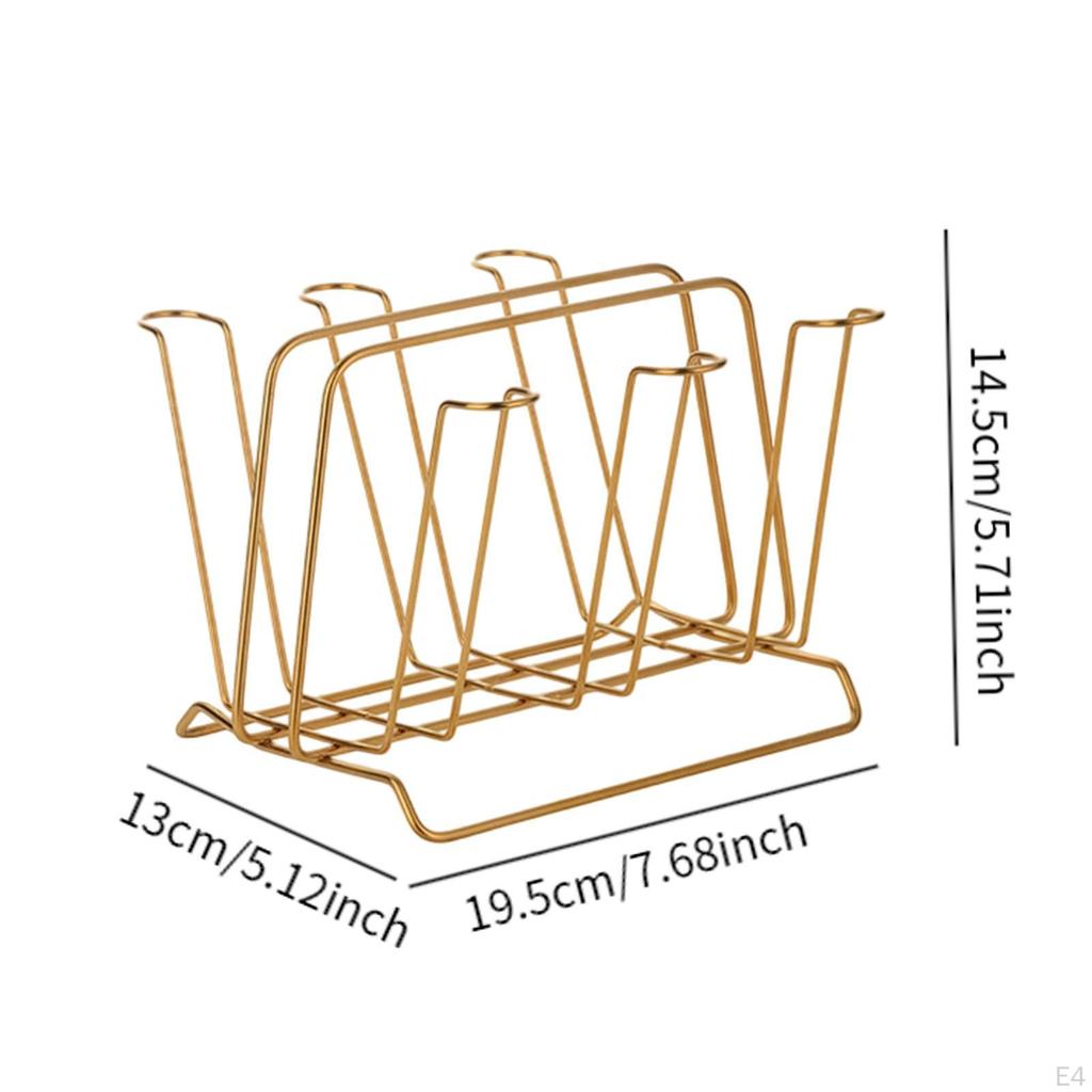 Bottle Drying Rack Coffee Mug Holder Non Slip Sturdy Glass Tumbler Organizer Cup for