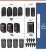 Чехол для ключа Dodge Journey для моделей 2013-2016 годов - Металлическая автомобильная пряжка в комплекте