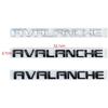АБС для Chevrolet AVALANCHE Логотип Буквы на Автомобиль Шильдик Наклейки на Задний Багажник Значок Декор Внешнего Стайлинга Авто