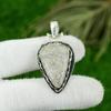 Natural Fossil Coral Handmade Bezel Boho Handcrafted Pendant Jewelry 925 Silver