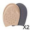 2x2pcs Metatarsal Pads Prevent Calluses Blisters All Day Beige Female Round , Round, 2