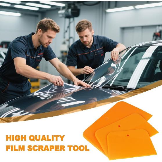Osilly Car Body Filler Spreaders, 6PCS Plastic Reusable Squeegee Tools for Vehicle Fillers Putties Paint, Automotive Putty Scraper Accessories,