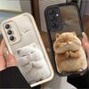 Милый Смешной Толстый Кот Чехол для Телефона для Samsung Galaxy S24 S25 S23 Ultra S22 S21 Plus FE A36 A56 A26 A16 A06 A15 A25 A35 A55 5G Etui
