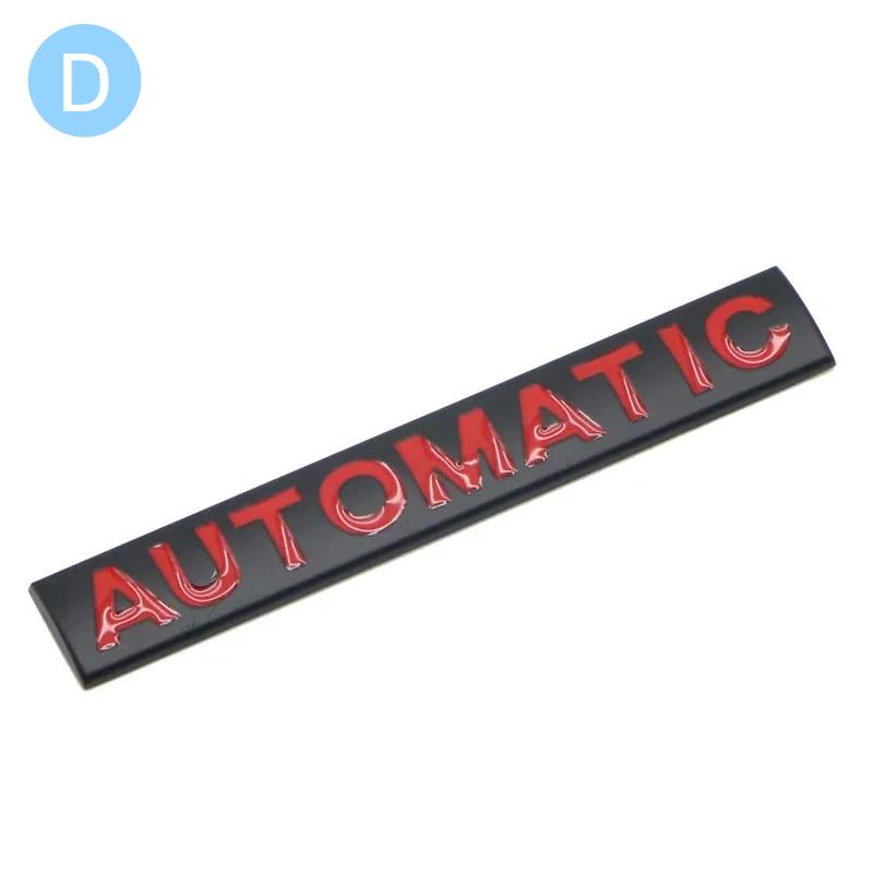 3D Metal Automatic Logo Car Rear Trunk Emblem Badge Decal Sticker Auto Accessories