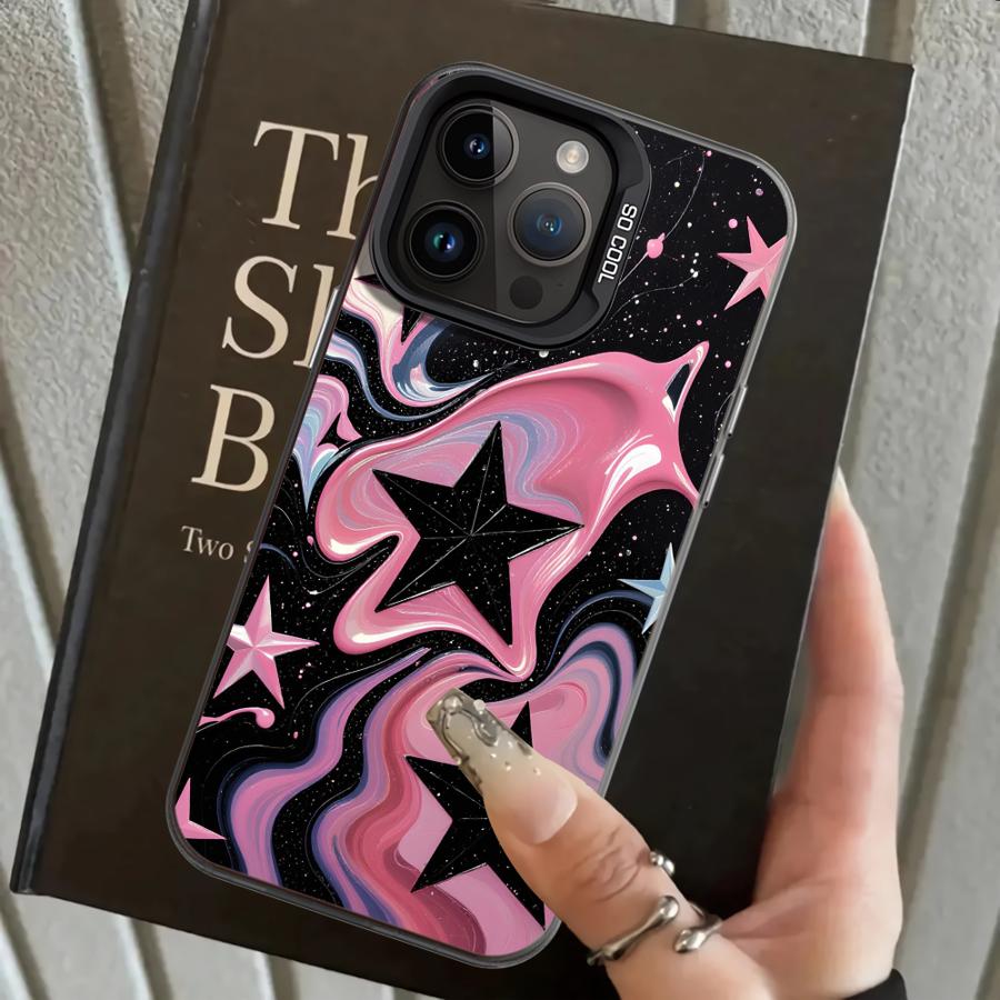 Художественный чехол со звездным узором для iPhone 17 Pro Max XS 11 13 Pro 12 XR 15 Plus 16 Air 14 Задняя крышка телефона