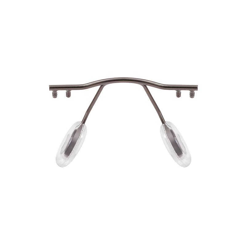 1 шт., носовой упор для очков, оправа для очков, металлическая оправа без оправы, держатель для переносицы, ремонт, замена, аксессуары для очков