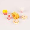 Mini Dollhouse Refrigerator Accessory Set Realistic Model Scene Display Little Fridge Ornament Toy Room Decoration