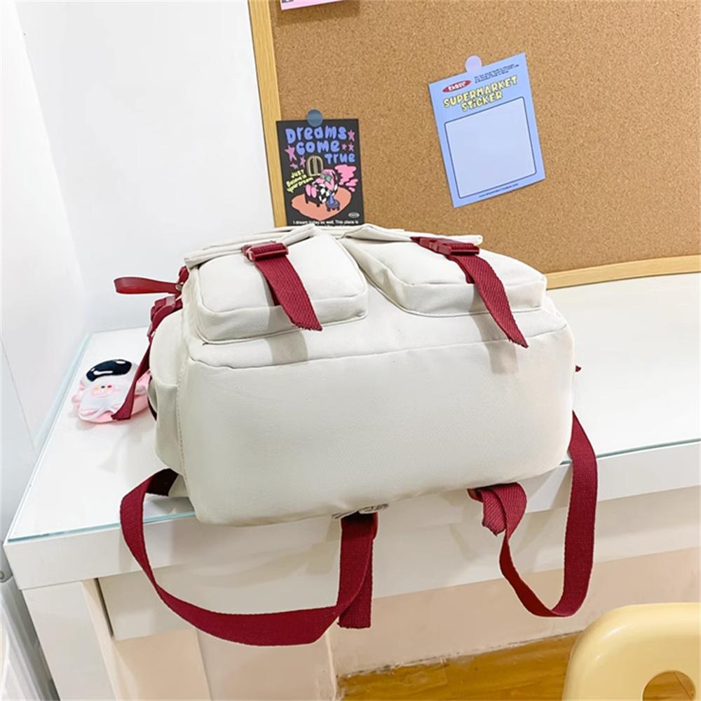 Female The Junior New Schoolbag High School Students Simple Largecapacity Backpack High School Students Waterproof Backpack
